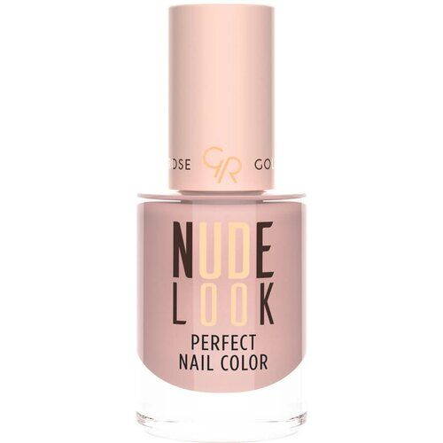 Golden Rose Лак для ногтей Nude Look Perfect Nail Color, тон №02 - Pinky Nude, 10 мл  #1