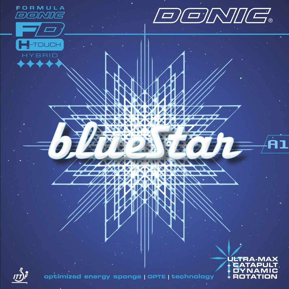 Накладка DONIC BlueStar A1, красная, max #1