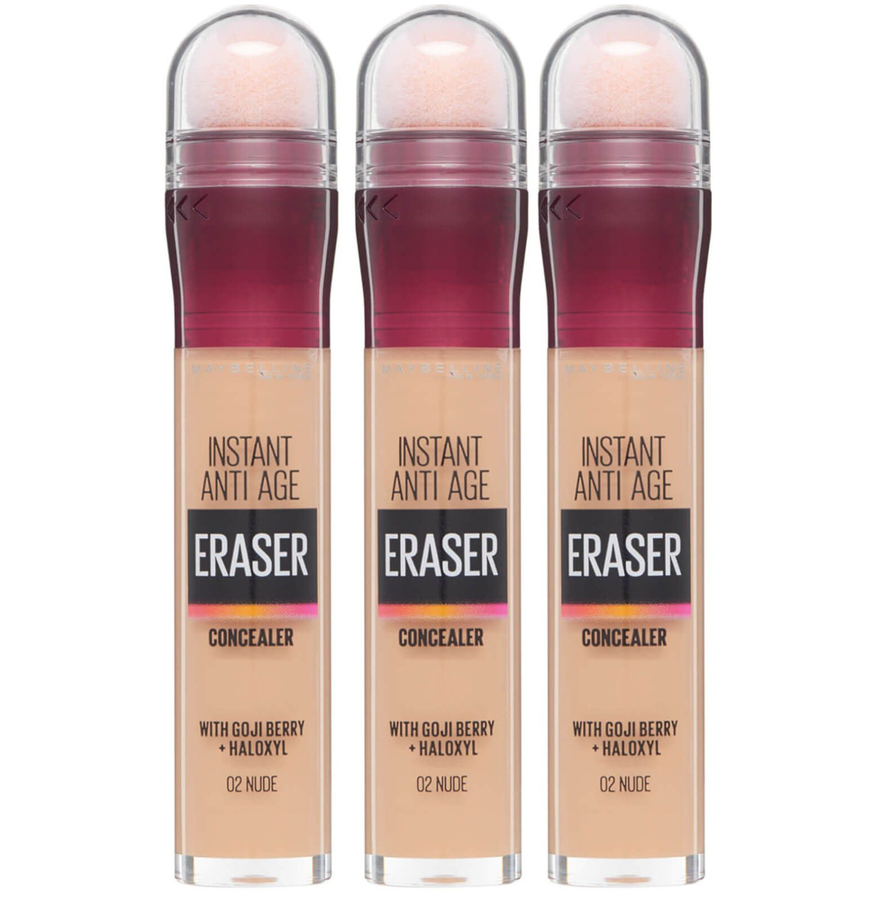 Maybelline Instant Anti-Age Eraser Eye Консилер 3 Pack Exclusive ...