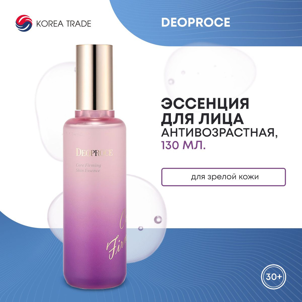 Антивозрастная укрепляющая эссенция для лица DEOPROCE CORE FIRMING SKIN ESSENCE 130мл  #1