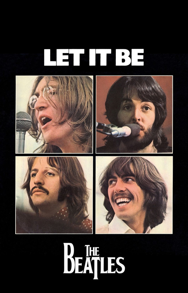 Плакат постер флаг The Beatles #1