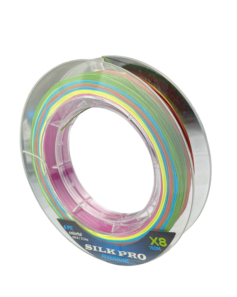 Шнур Riverzone Silk Pro WX8 PE 6,0 150м Colorful #1