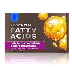 Лютеин и зеаксантин Essential Fatty Acids, защита зрения, 30 капсул  #1