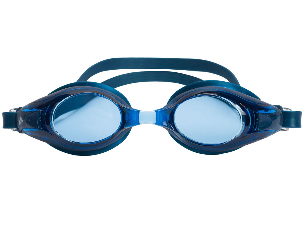 Очки для плавания VIEW PLATINA, синяя рамка, синий силикон #1