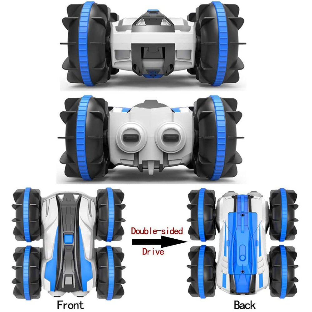 Дрифт Машинка АМФИБИЯ (по воде и земле) Перевертыш На Радиоуправлении Детская Игрушка Радиоуправляемая Внедорожник Вездеход Джип На Пульте Управления Машинки Игрушки Игрушечная Машина Для Дрифта Для Детей Для Мальчиков Для Девочек