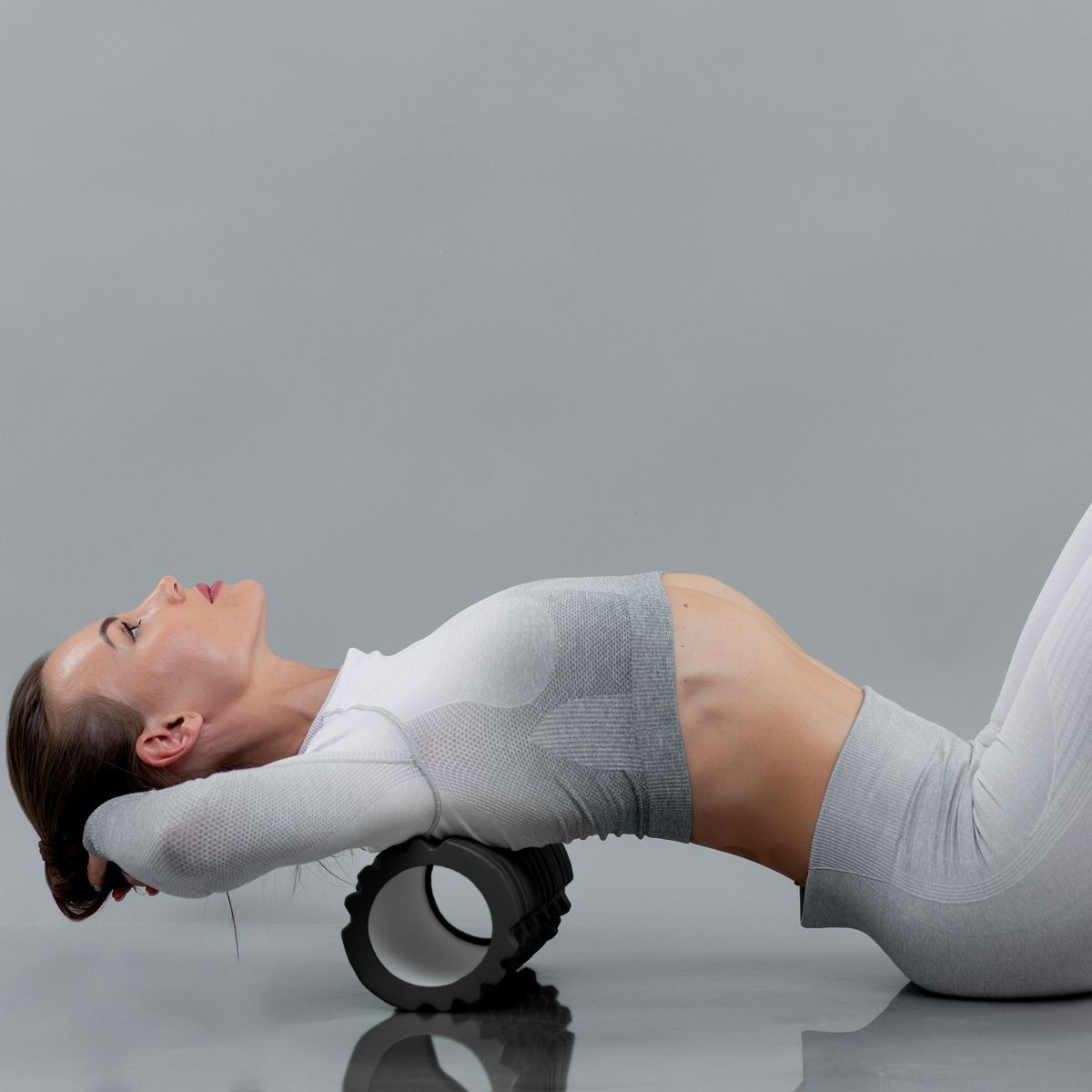 Массажный роллер для йоги, фитнеса и миофасциального массажа.