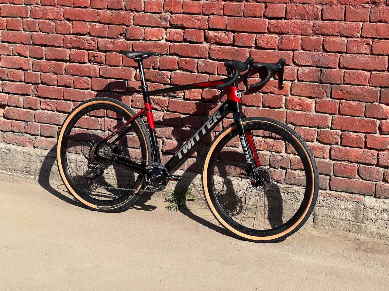 Велосипед Twitter Gravel V1 Full-hydr Carbon, 9.6 кг, 700х40с гревел ...