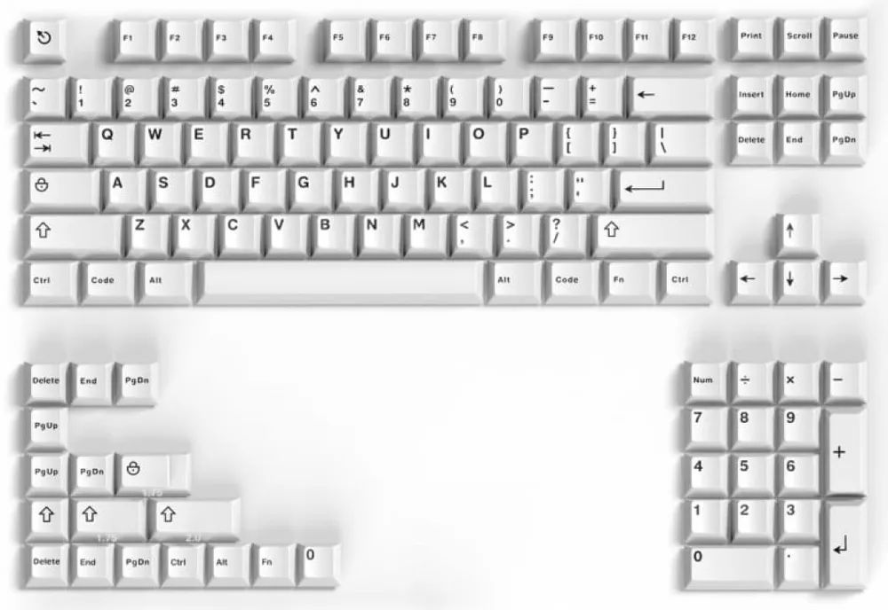 Комплектующие для клавиатур и мышейКейкапы Cherry для механической ...