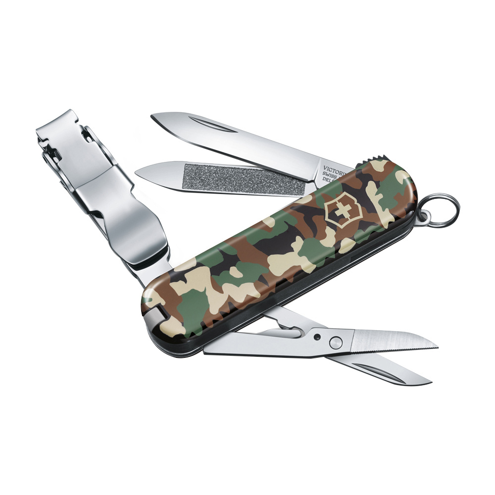 Нож перочинный Victorinox Nail Clip 580 (0.6463.94), 65мм, 8функций, камуфляж, подар.коробка  #1