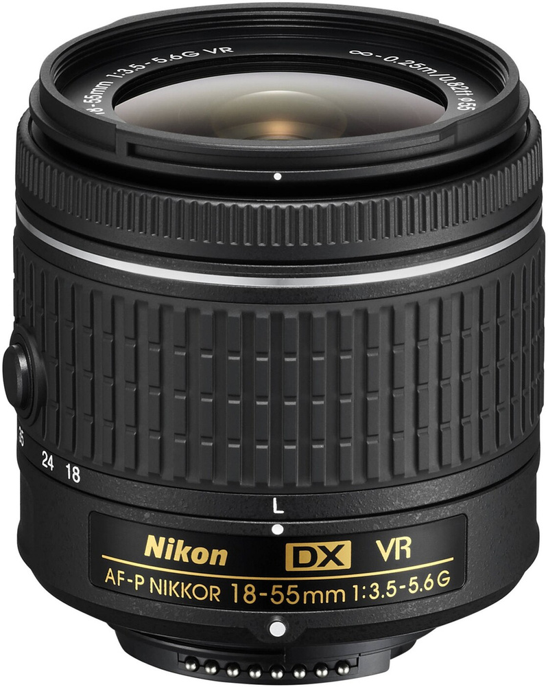 Nikon Объектив AF-P DX Nikkor 18-55mm f/3.5-5.6G VR, черный #1