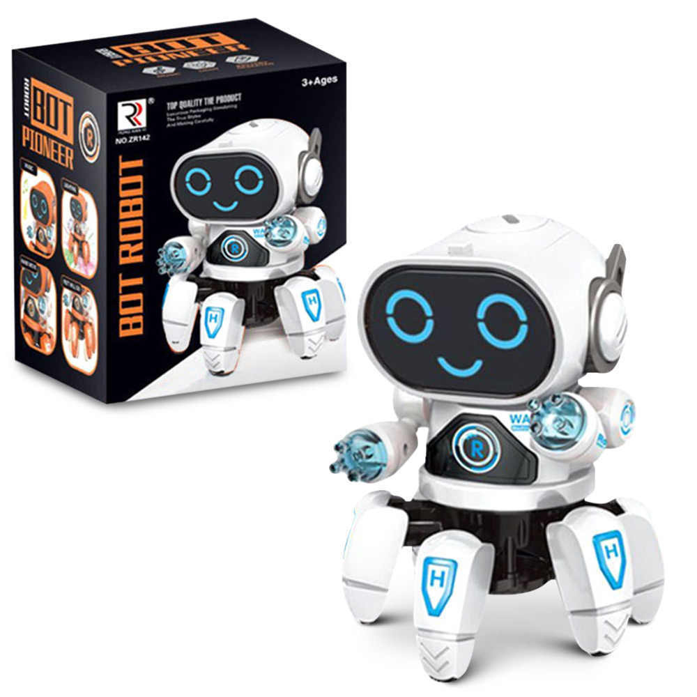 Интерактивная игрушка танцующий робот Robot Bot Pioneer, цвет белый  #1