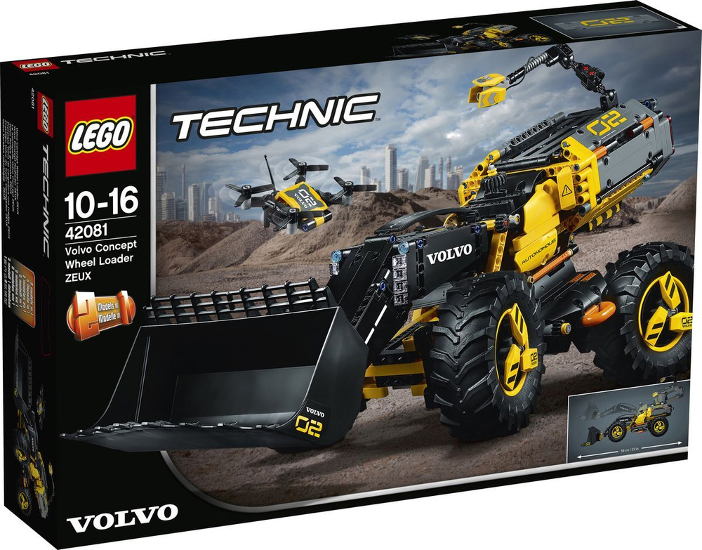 Конструктор LEGO Technic 42081 VOLVO колёсный погрузчик ZEUX #1