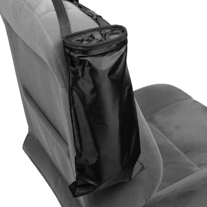 Мешок для мусора с креплением на спинку сиденья #1