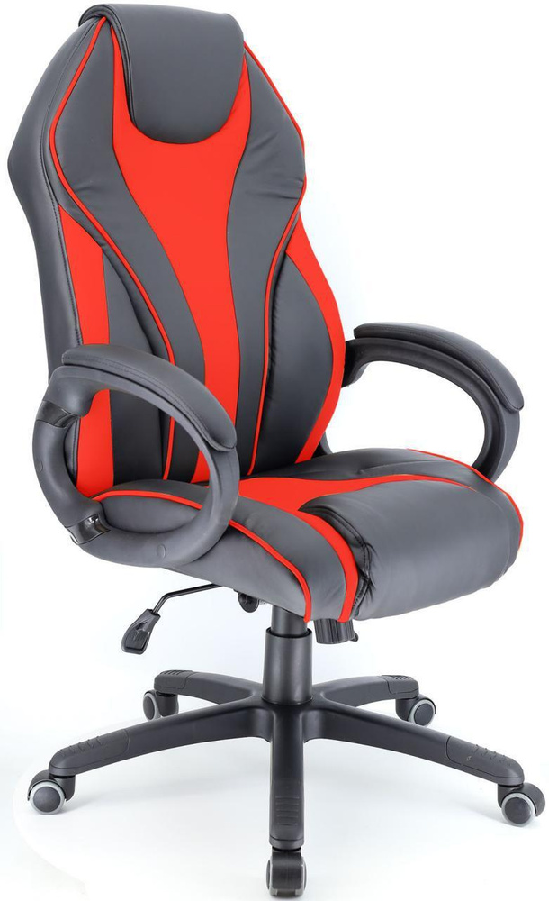 Everprof Игровое компьютерное кресло, Экокожа, Красный #1