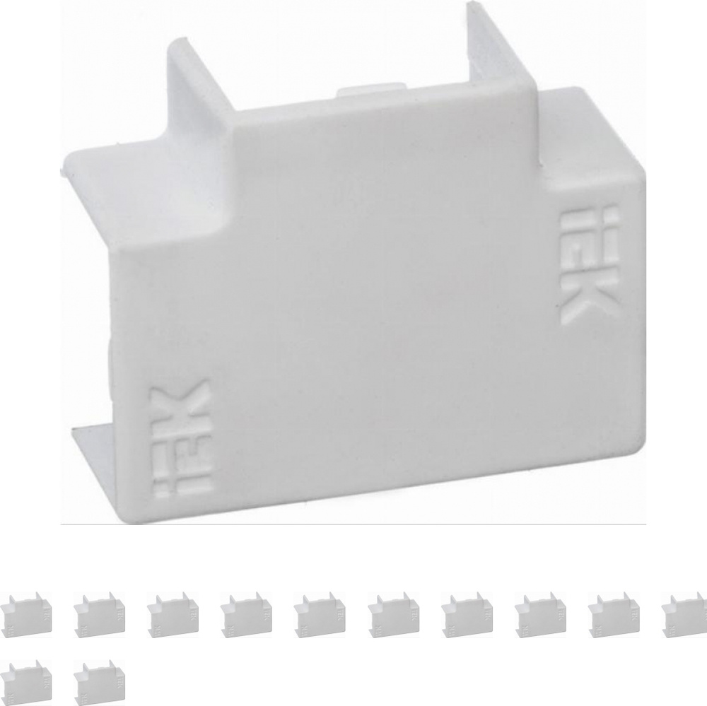 Т-образный угол IEK Элекор 15x10 белый (комплект из 12 шт.) #1