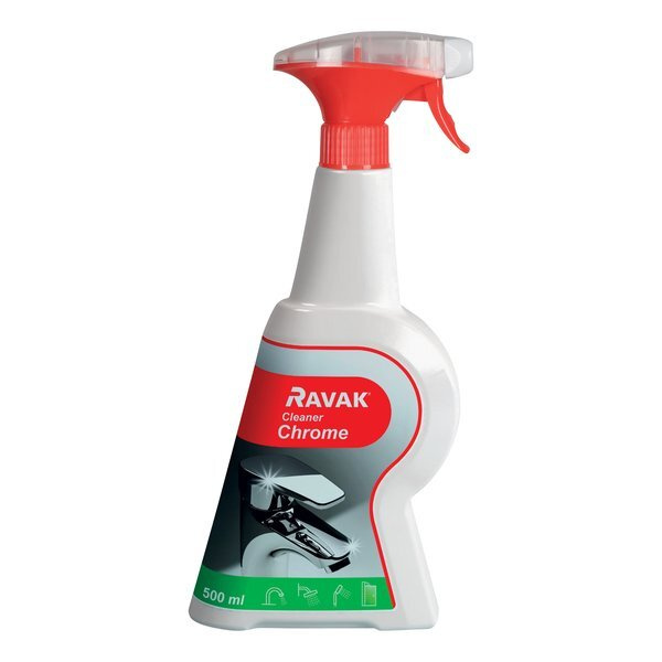 Чистящее средство для ванной комнаты, туалета и любых хромированных поверхностей RAVAK Cleaner Chrome #1