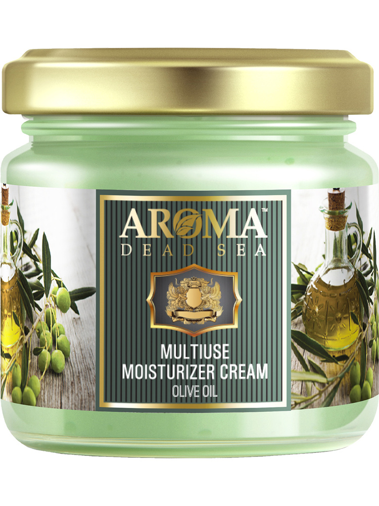 Aroma Dead Sea / Универсальный Омолаживающий крем для тела Олива с эфирными маслами и фруктовыми экстрактами, #1