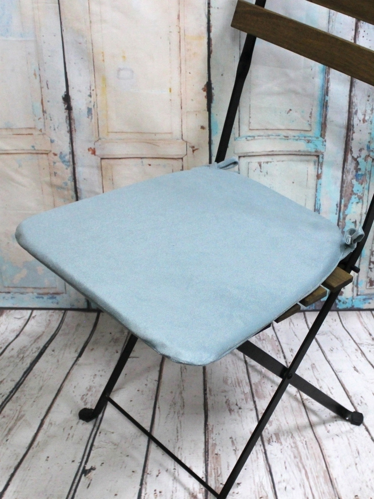 Подушка для сиденья МАТЕХ ARIA LINE 41х26 см. Цвет серо-голубой, арт. 35-541  #1
