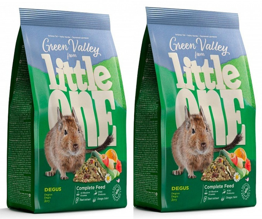 Корм для дегу Little one Зеленая долина из разнотравья, 750 грх2 упаковки  #1