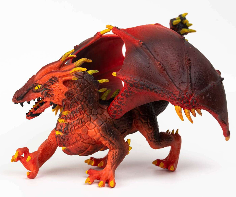 Фигурка животного Derri Animals Дракон Лавы Derri Animals, для детей, игрушка коллекционная декоративная, #1