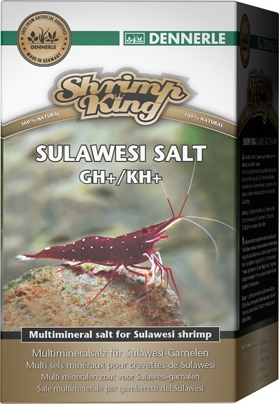 Средство для воды в аквариуме Соль Dennerle Shrimp King Sulawesi Salt GH+/KH+ 200г  #1