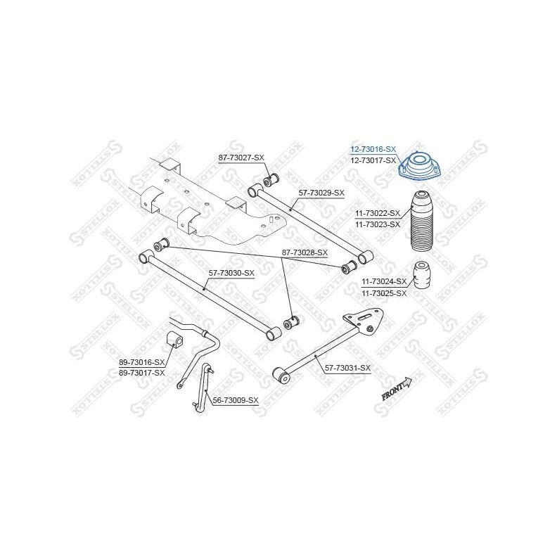 Stellox Опора амортизатора, арт. 1273016SX #1