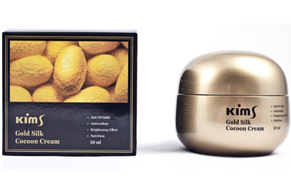 Kims Крем для лица антивозрастной c протеинами кокона шелкопряда Kims Gold Silk Cocoon Cream 50 мл  #1