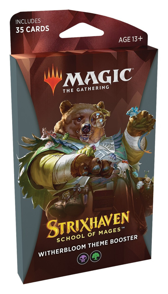 Magic The Gathering: Тематический Черный бустер издания Strixhaven: School of Mages на английском языке #1