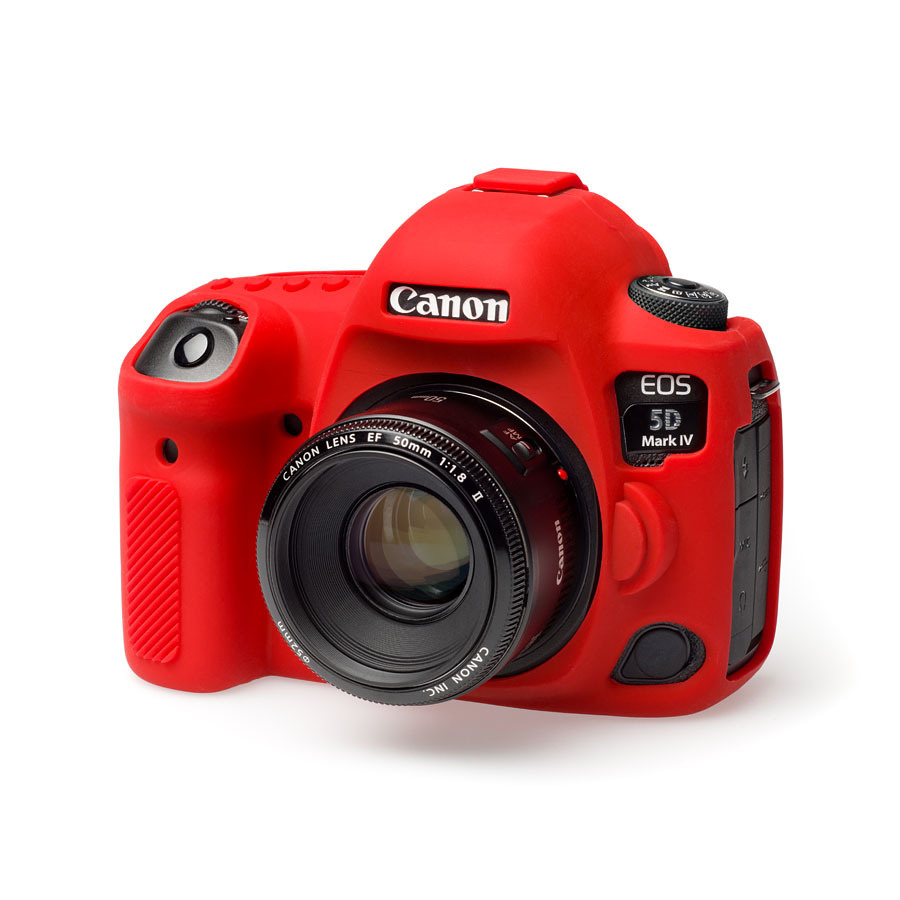 Защитный чехол MyPads для фотоаппарата Canon EOS 5D Mark IV Body из качественного силикона красный  #1