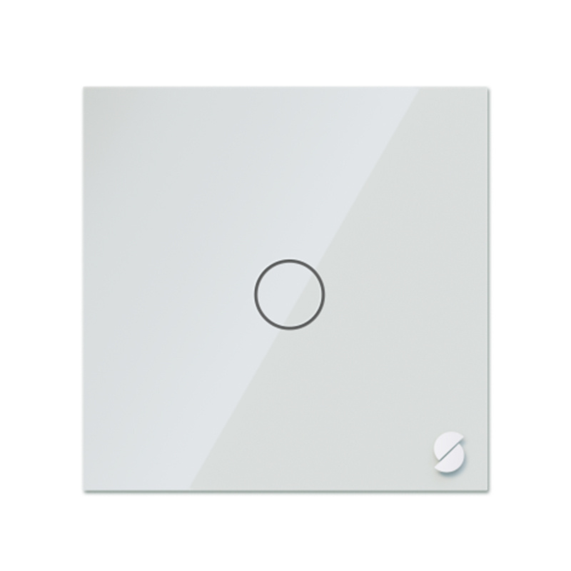 Умный сенсорный выключатель Sibling Powerlite-WS1, 1 кнопка, белый (с нулевой линией)  #1