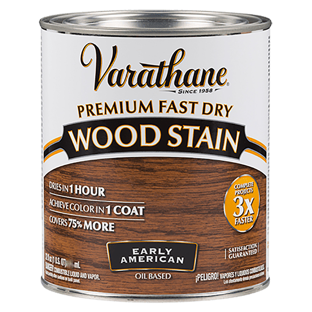 Масло для дерева тонирующее быстросохнущее Varathane Fast Dry Wood Stain 0,236 л. Цвет: Ранняя Америка #1