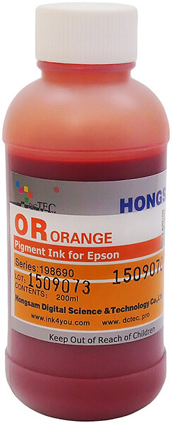 Чернила DCTec пигментные Epson Pro7900 Orange (оранжевый) 200 мл #1