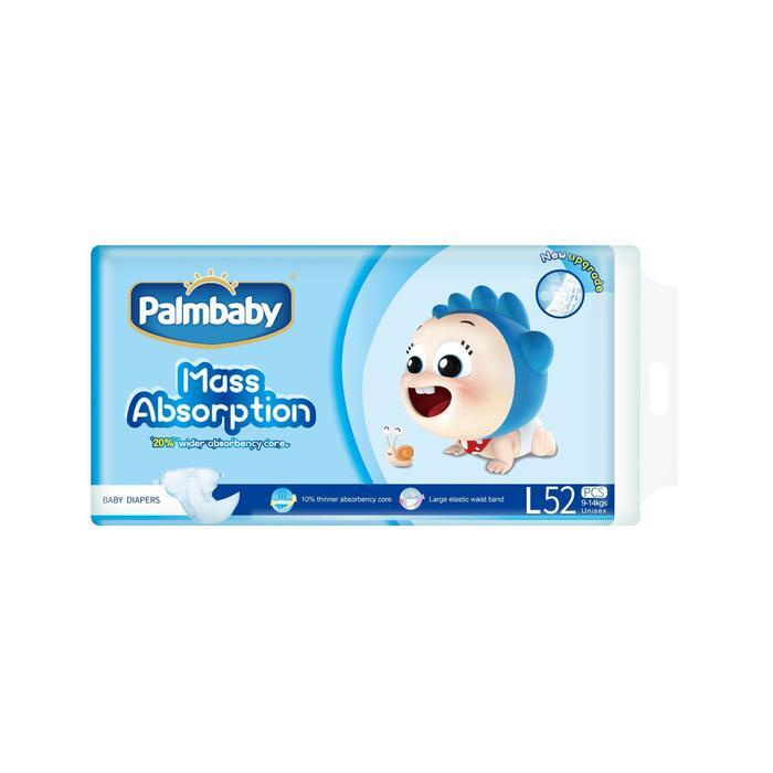 Подгузники Palmbaby L (9-14 кг), по японской технологии, 52 шт #1