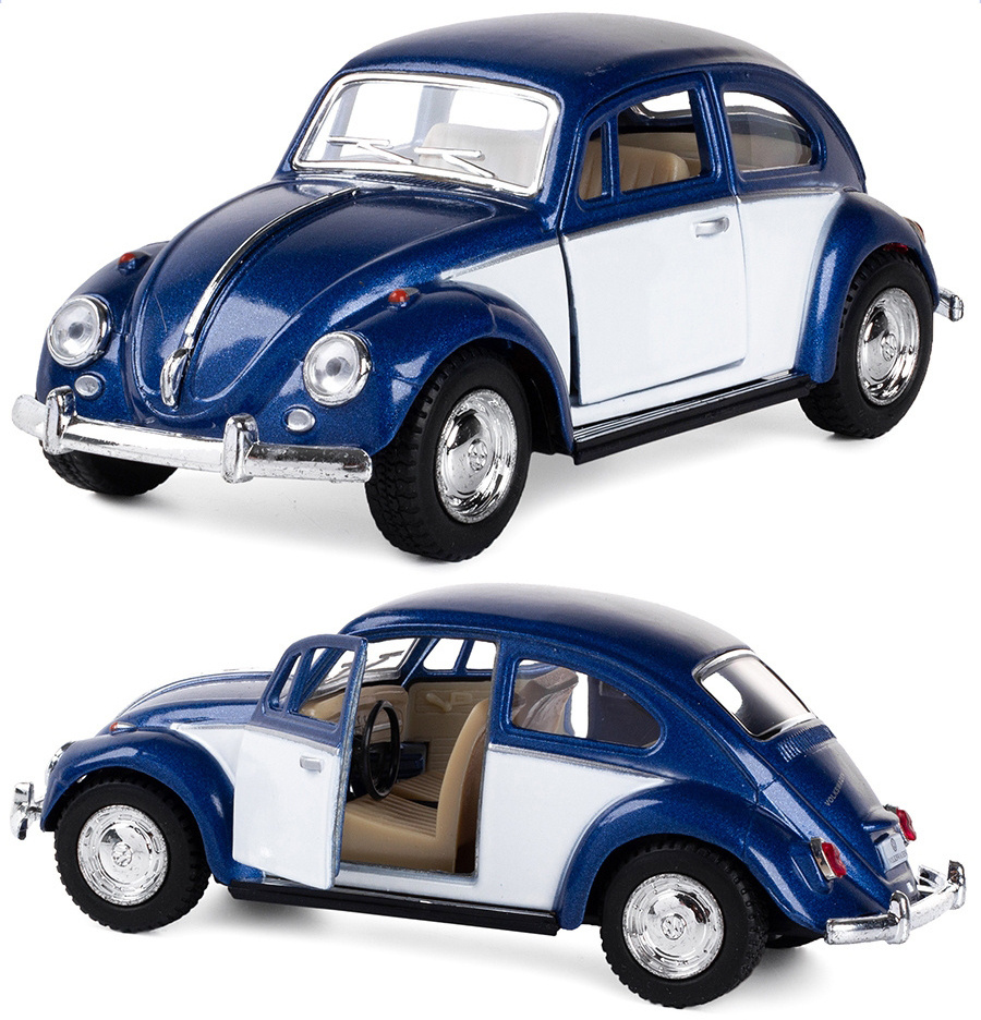 Машинка металлическая Kinsmart 1:32 1967 Volkswagen Classical Beetle (Жук) 5373DKT инерционная, двери #1