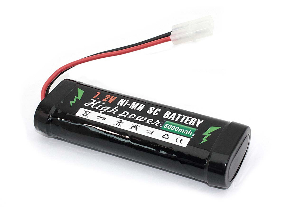 Аккумулятор Ni-Mh 7.2V 5000 mAh AA 134.5*41*25 разъем Tamiya #1