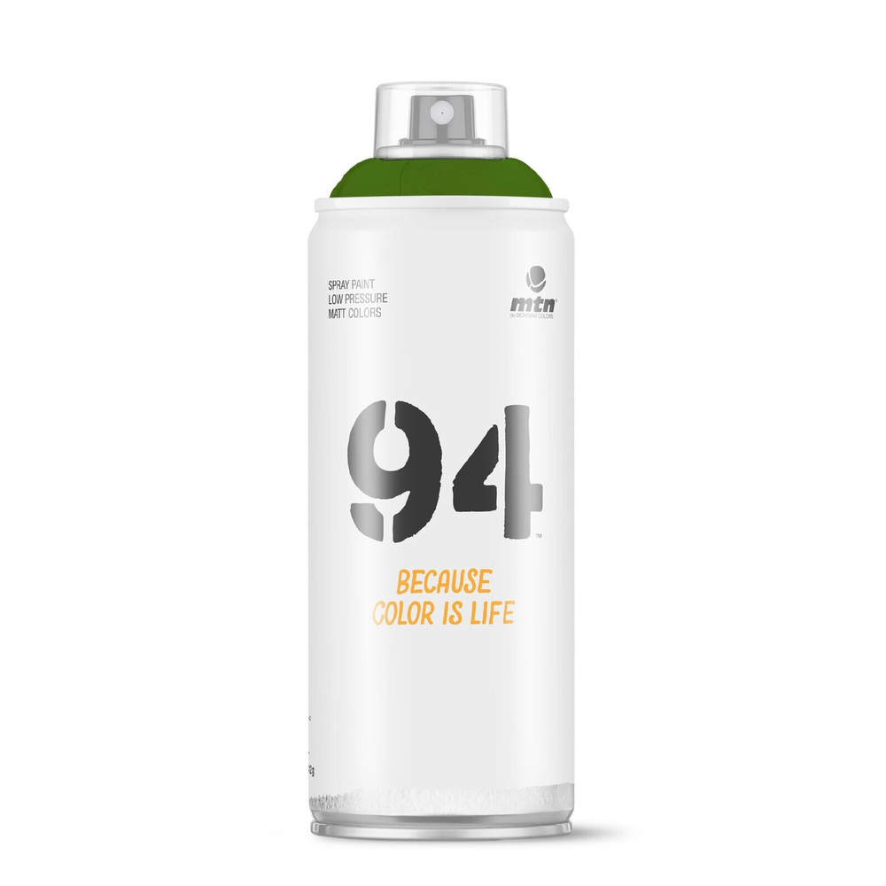 Краска аэрозольная матовая MTN 94 для граффити RV-6018 Valley Green зеленый, 400 мл  #1