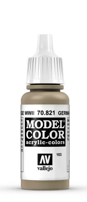 Краска Vallejo серии Model Color - German Camoulfage Beige WWII 17мл. #1