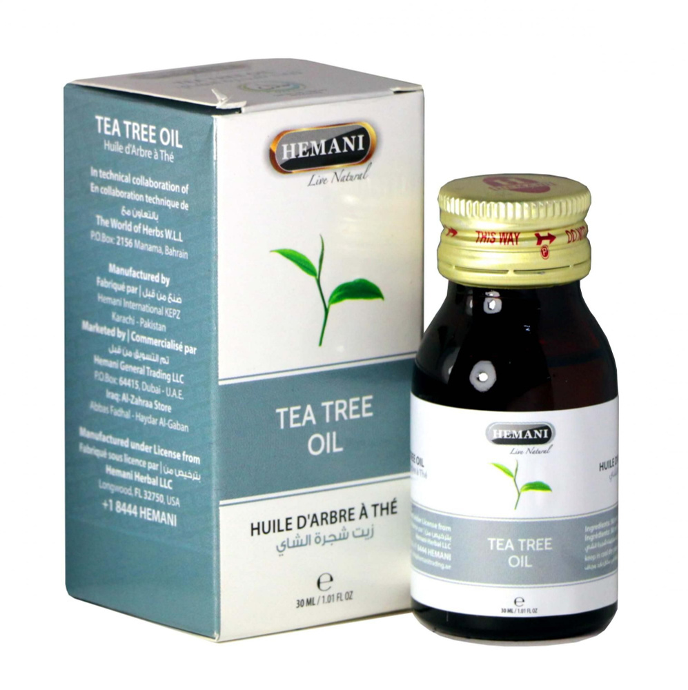 Масло "Hemani" Tea Tree Oil 30 мл. (масло чайного дерева) #1