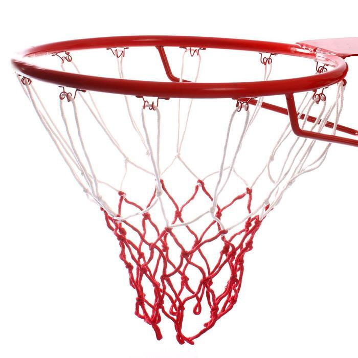 Сетка баскетбольная, двухцветная, нить 3,2 мм, (2 шт) #1