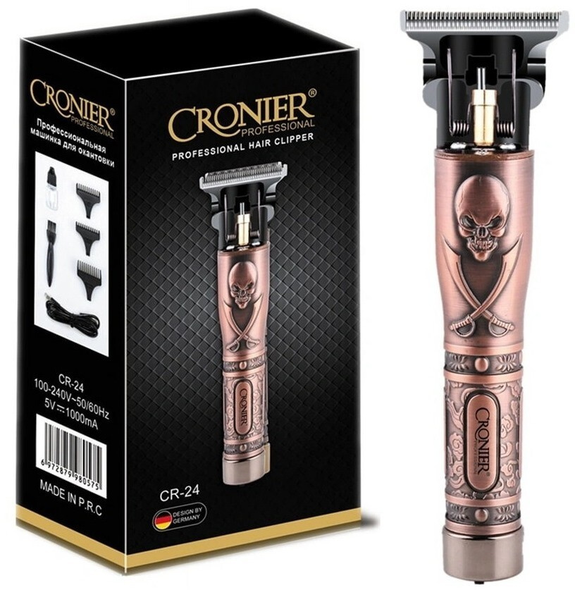 Триммер для бороды, волос и окантовки CRONIER CR-24  #1
