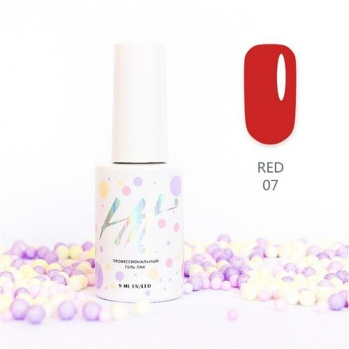 HIT Gel, Гель-лак Red №07 #1