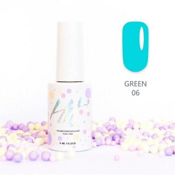 HIT Gel, Гель-лак Green №06 #1