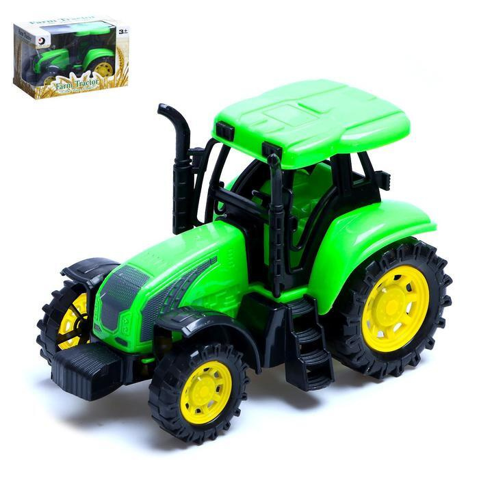 Трактор инерционный "Сельскохозяйственный", цвет зелёный  #1