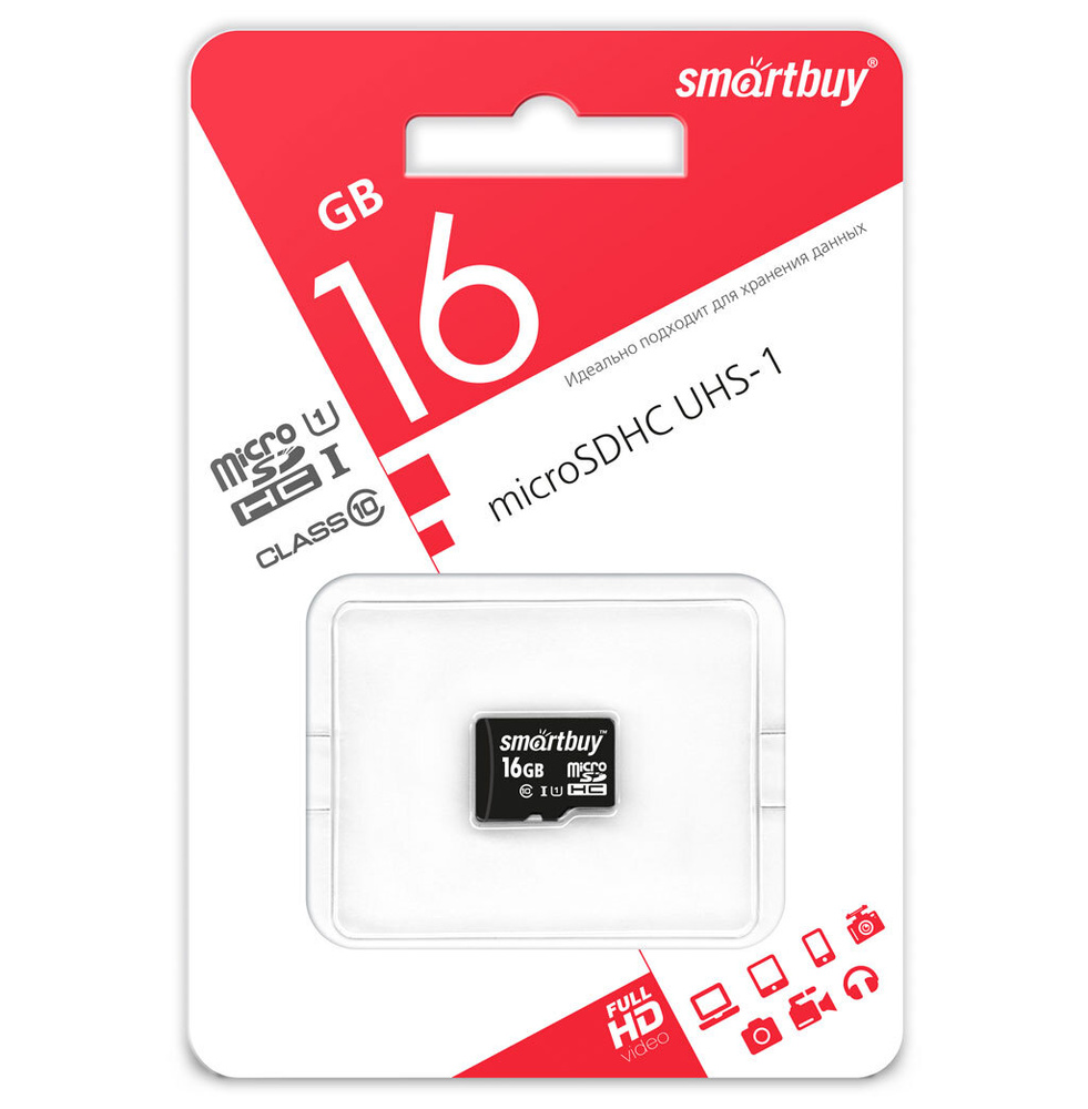 Карта памяти Smartbunny (SB16GBSDCL10-00) MicroSDHC 16GB Сlass10 #1