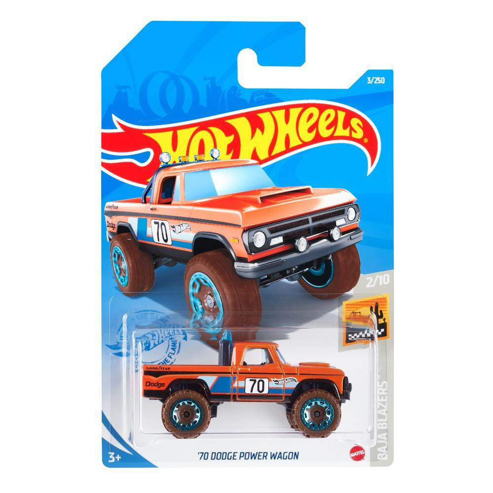GTB58 Машинка металлическая игрушка Hot Wheels коллекционная модель 70 DODGE POWER WAGON оранжевый  #1