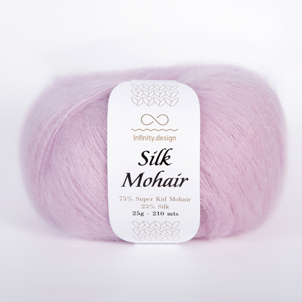 Пряжа для вязания Infinity Design Silk Mohair (5002 Baby Rose) #1