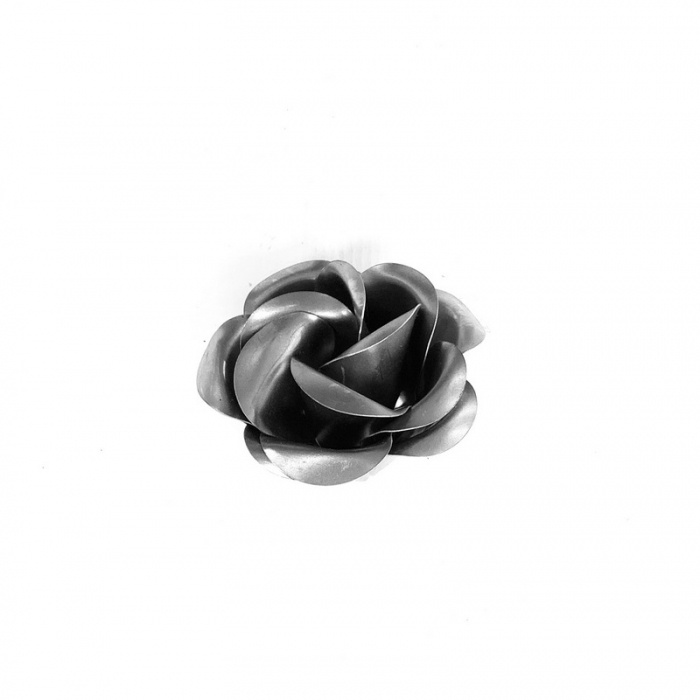 Кованый цветок бутон розы 3 шт. #1