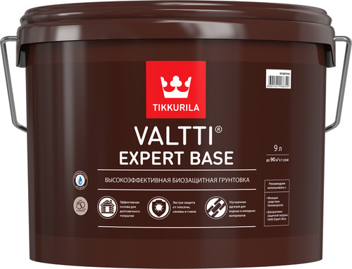 TIKKURILA VALTTI EXPERT BASE / ТИККУРИЛА ВАЛТТИ ЭКСПЕРТ БЕЙС, 9л,высокоэффективный биозащитный грунт. #1