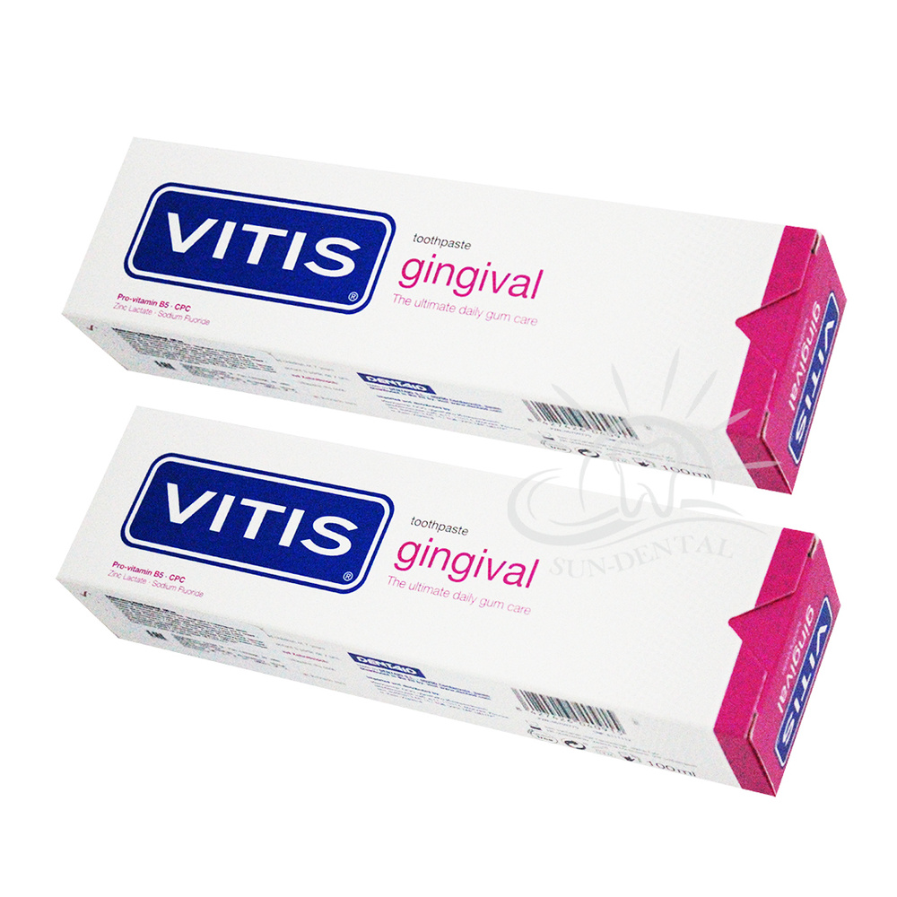 Комплект зубных паст для дёсен Vitis Gingival (100 мл), 2 шт #1