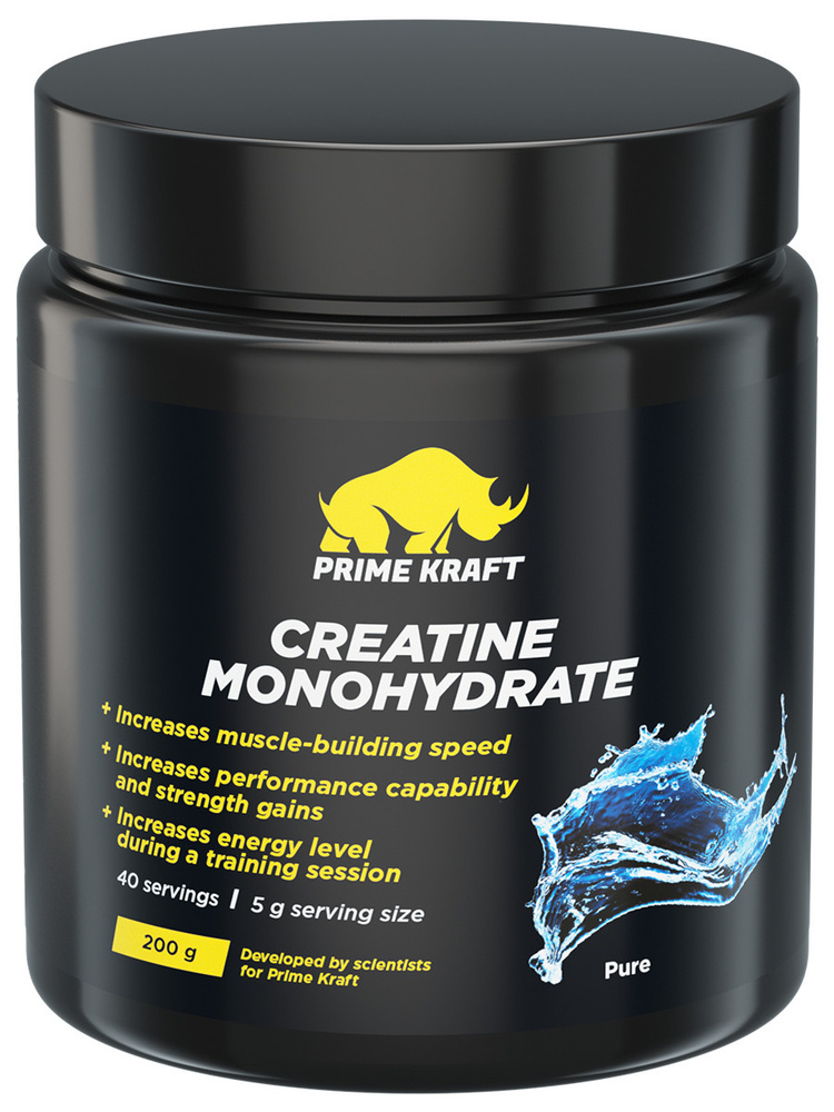 Креатин Моногидрат PRIMEKRAFT Creatine Monohydrate, Pure (Без Вкуса) 200 гр / 40 порций  #1